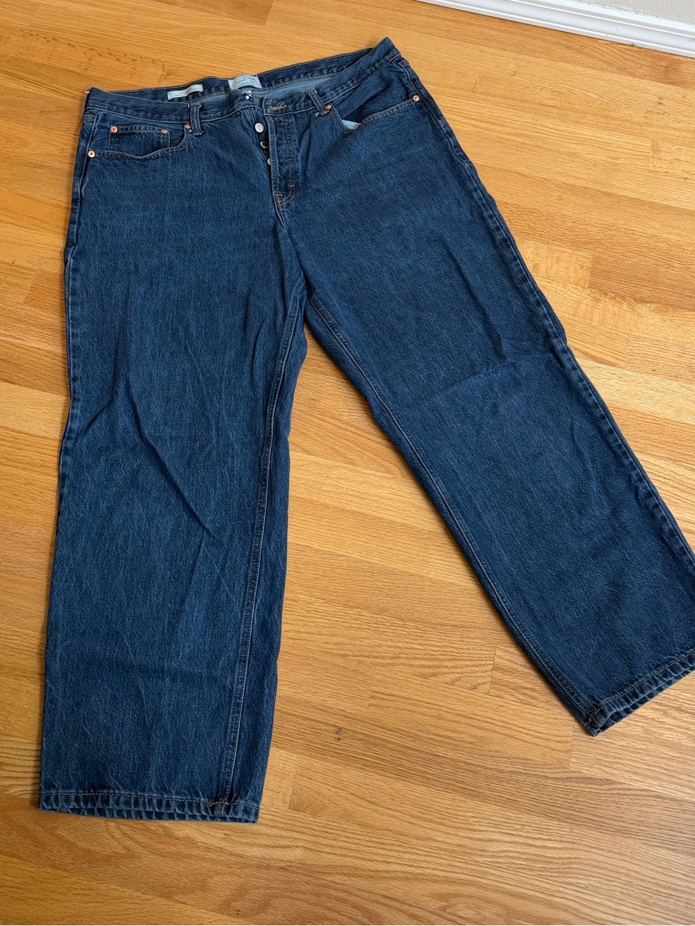 90s Baggy Dark Wash Jeans